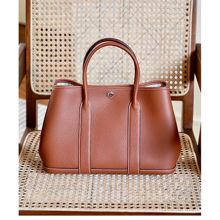 Women's Handmade Leather Portable Bridal Wedding Handbags