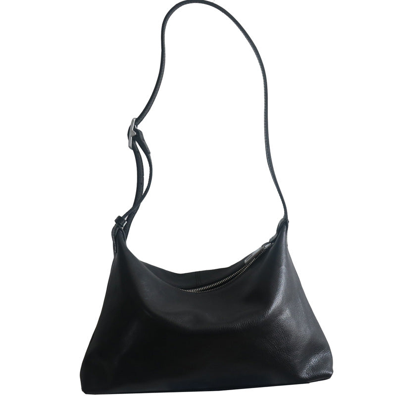 Leather Lightweight Vegetable Tanned Cowhide Underarm Shoulder Bags
