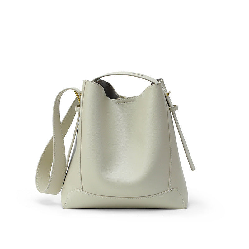 Women's Cow Leather Genuine Versatile Cowhide Shoulder Bags