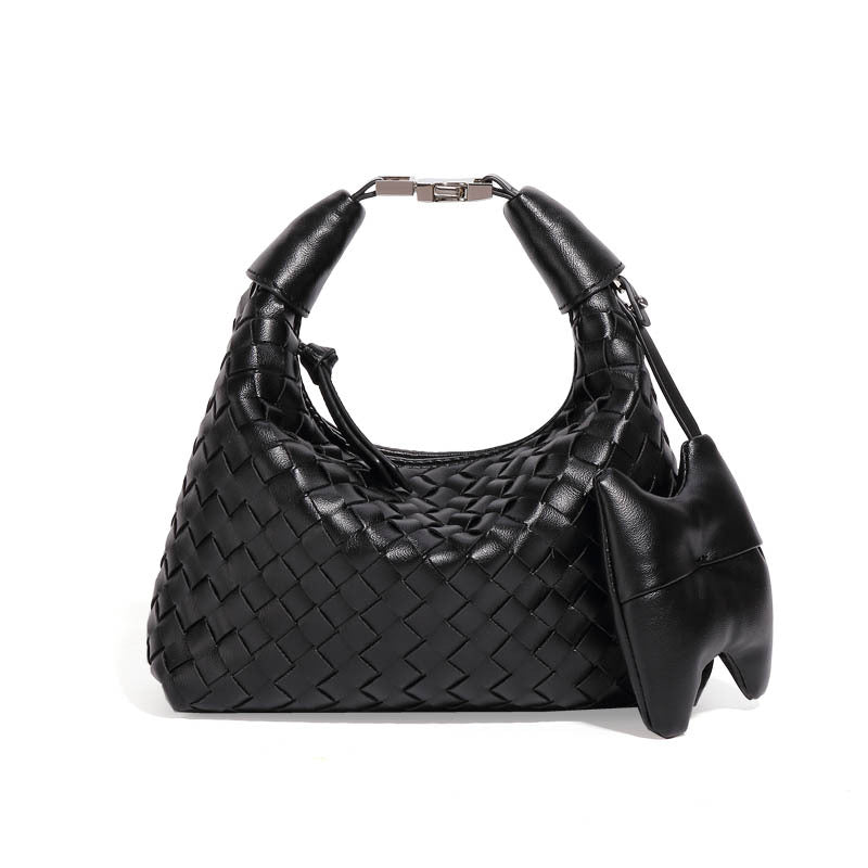 Women's Hand-woven Lunch Box Texture Trendy Handbags