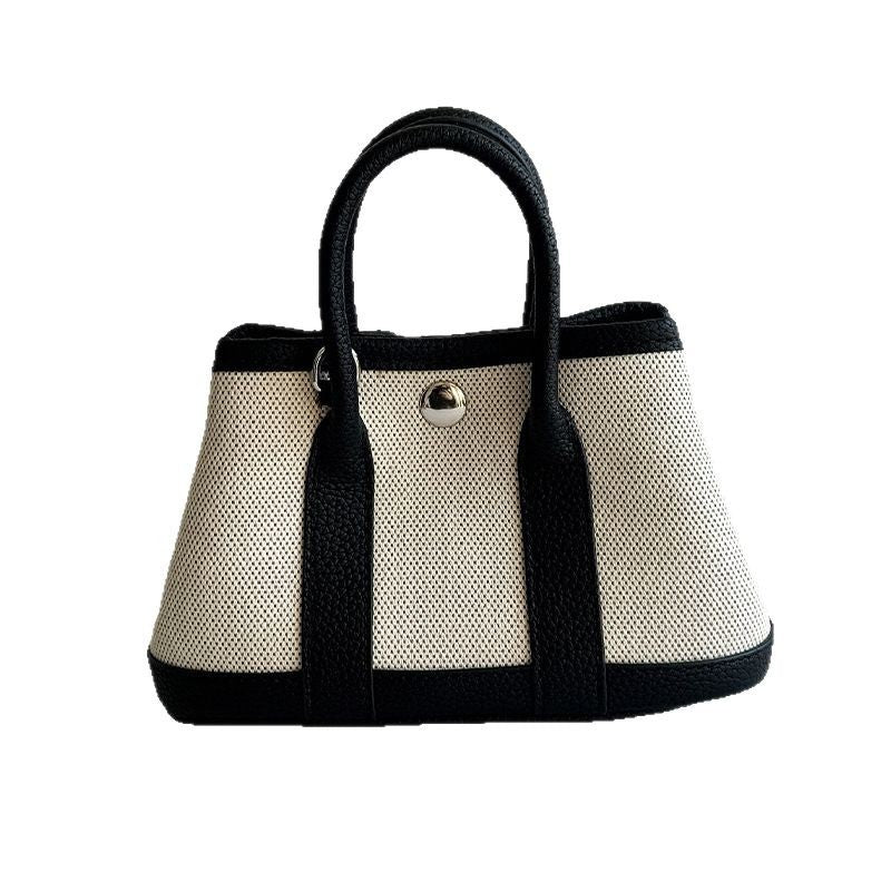 Women's Fashionable Canvas Panda Color Portable Mini Crossbody Bags