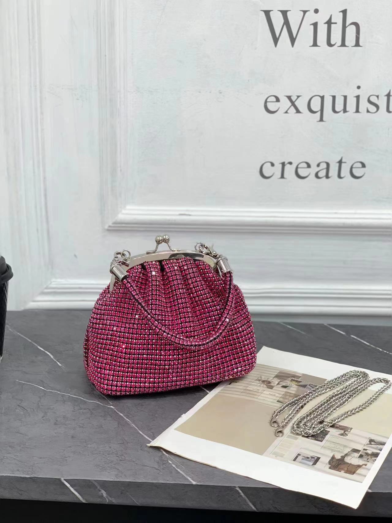 Rhinestone Niche Popular Portable Light Luxury Armpit Bags