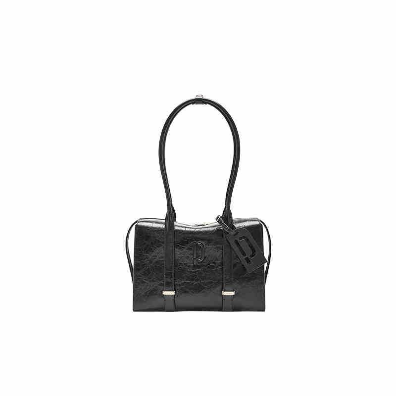 Women's Summer Boarding Long Portable Oil Wax Leather Retro Shoulder Bags