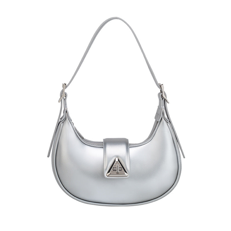 Women's Portable Underarm High-grade Fashionable Niche Moon Crossbody Bags