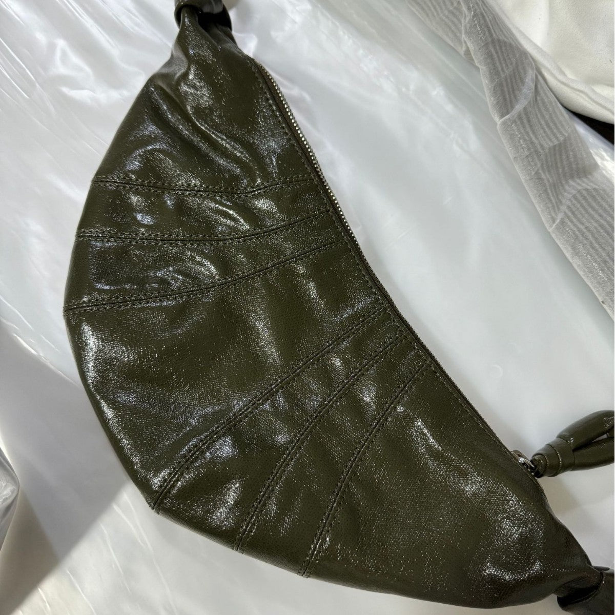 Graceful Croissant Songbag Genuine Leather Dumpling Crossbody Bags