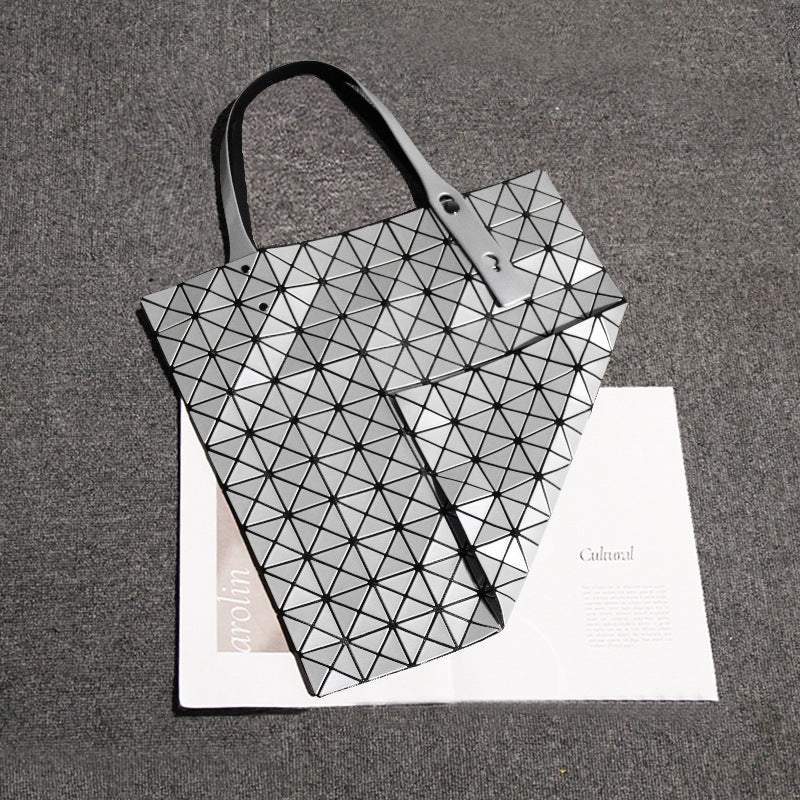 Diamond Pattern Large Capacity Totes Shopping Tote Bags