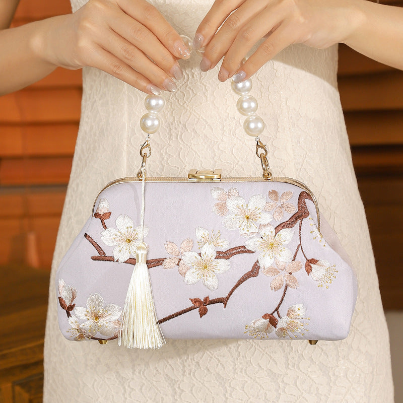 Antique Embroidery Chinese Style Cheongsam Gong Handbags