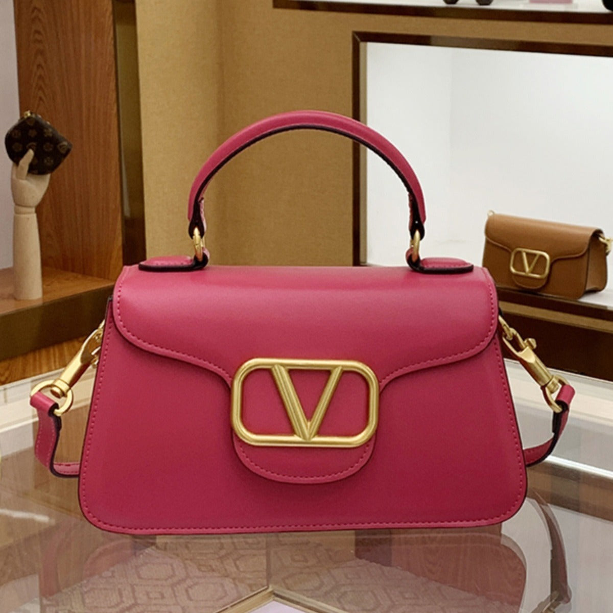 Trendy Unique Women's Advanced Texture Calfskin Handbags