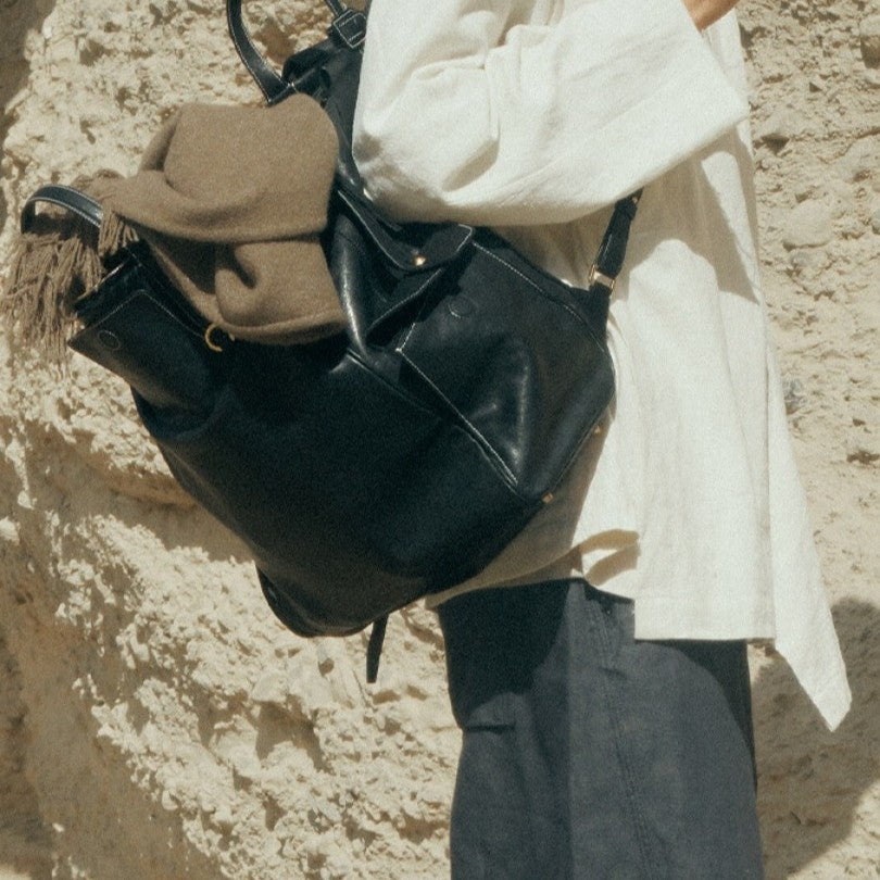 Graceful Tracking Under The Retro Computer Backpacks