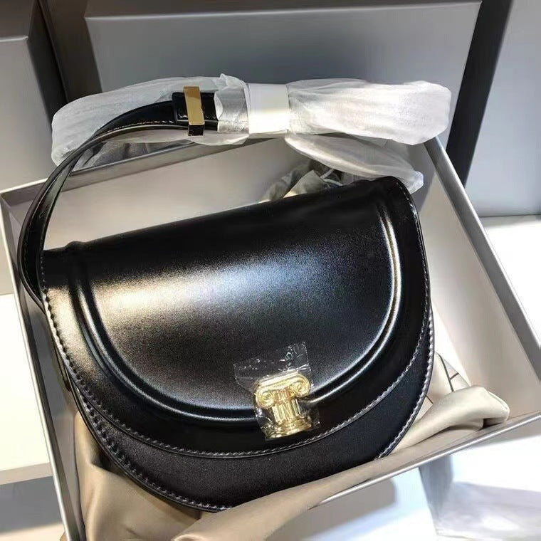Women's Roman Column Sunset Saddle Underarm Niche Crossbody Bags