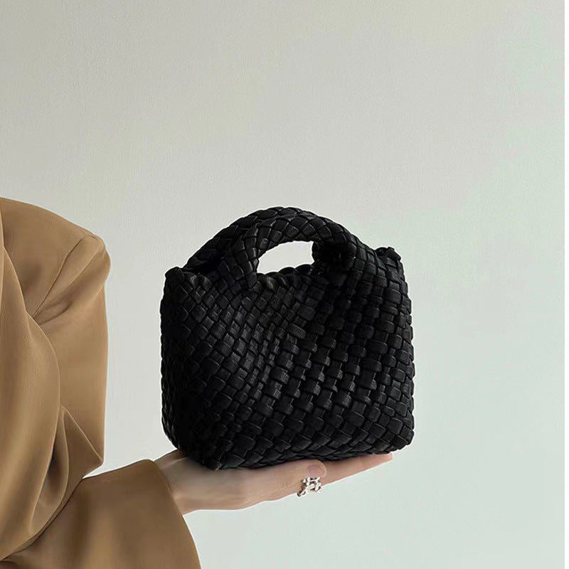 Casual Women's Pretty Hand-woven Vegetable Basket Shoulder Bags