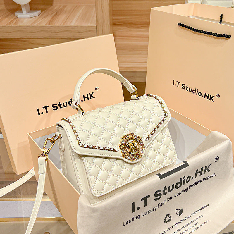 Women's Genuine Leather Pouch Advanced Texture Popular Shoulder Bags