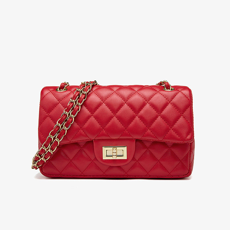 Women's Diamond Pattern Chain High-grade Fashion Shoulder Bags