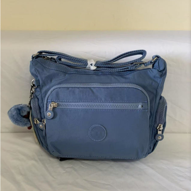 Spring Monkey Mesh Purple Series Nylon Crossbody Bags