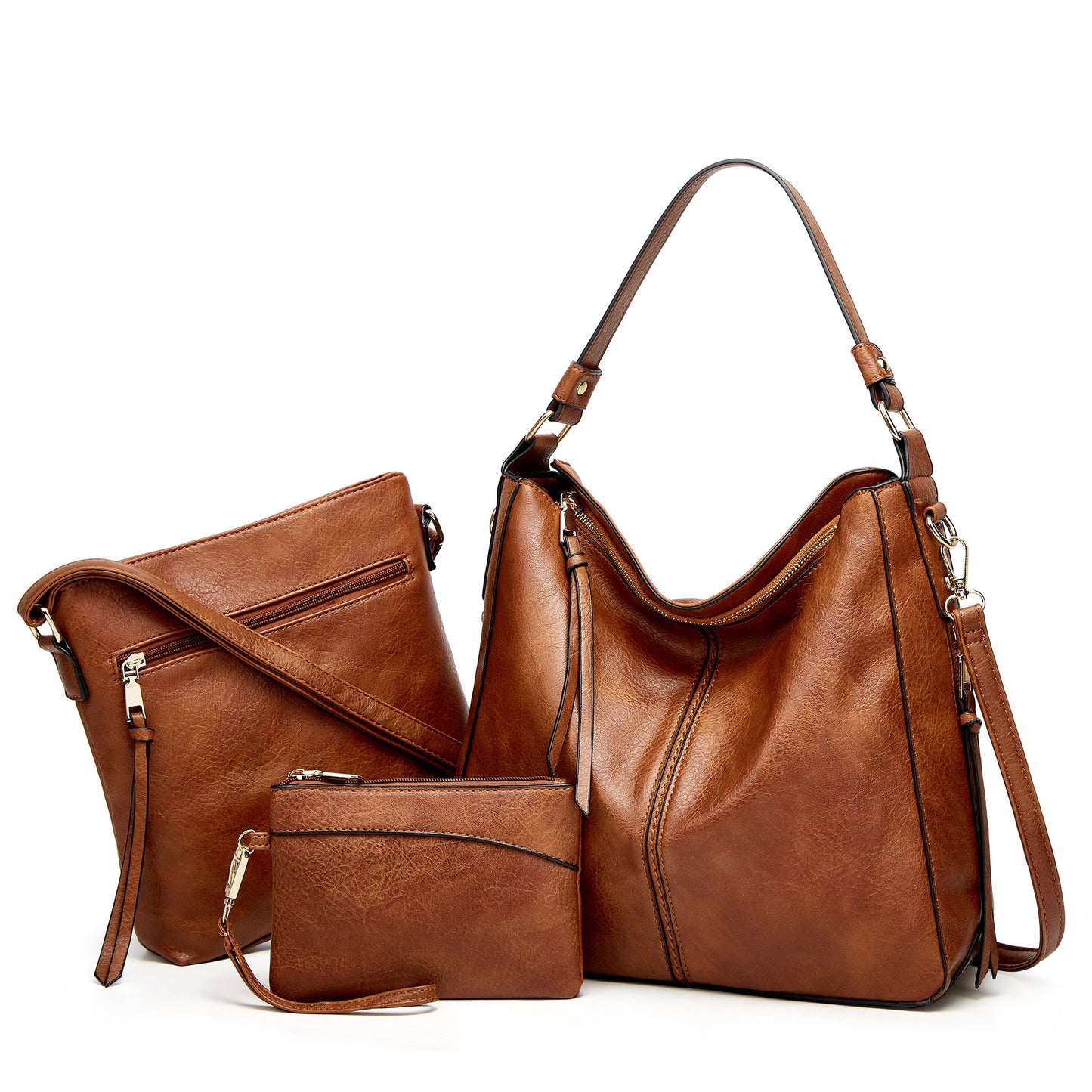 Women's Fashion Soft Leather Large Capacity Mother Shoulder Bags