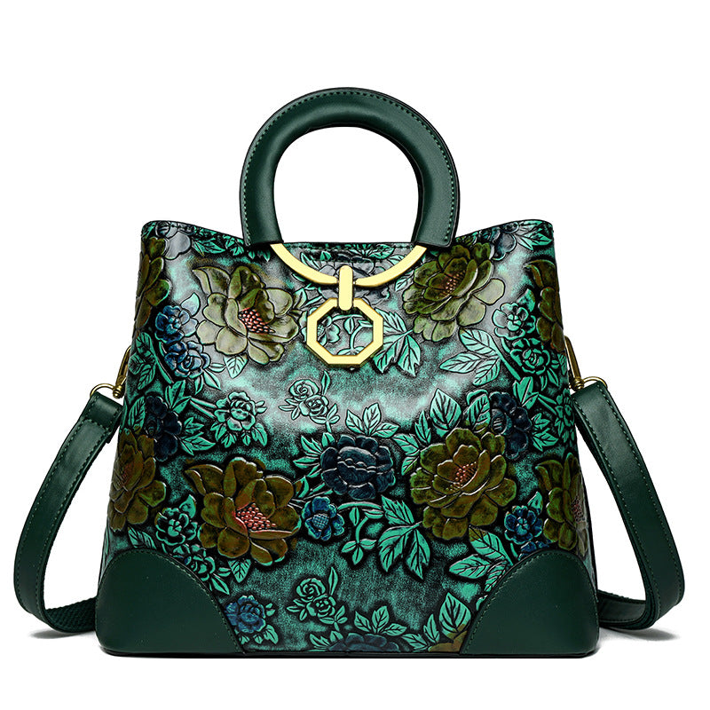 Pretty Glamorous Women's Embossed Road Fashion Handbags