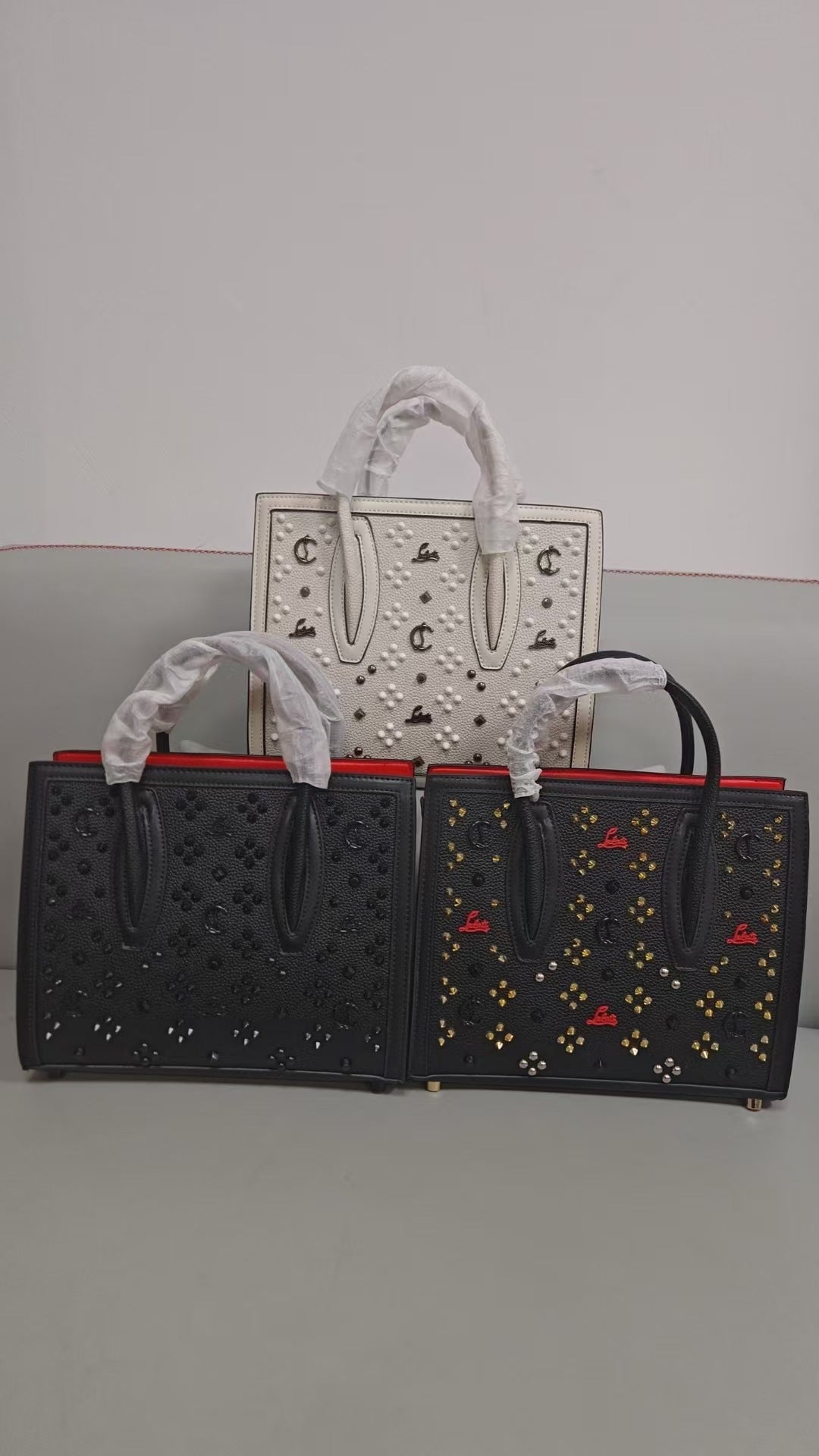 Women's Source Retro Trendy Fashion Rivet Bags