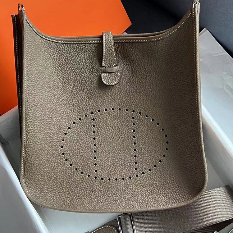 Women's Ding High-grade Wax Line First Layer Cowhide Cross Crossbody Bags