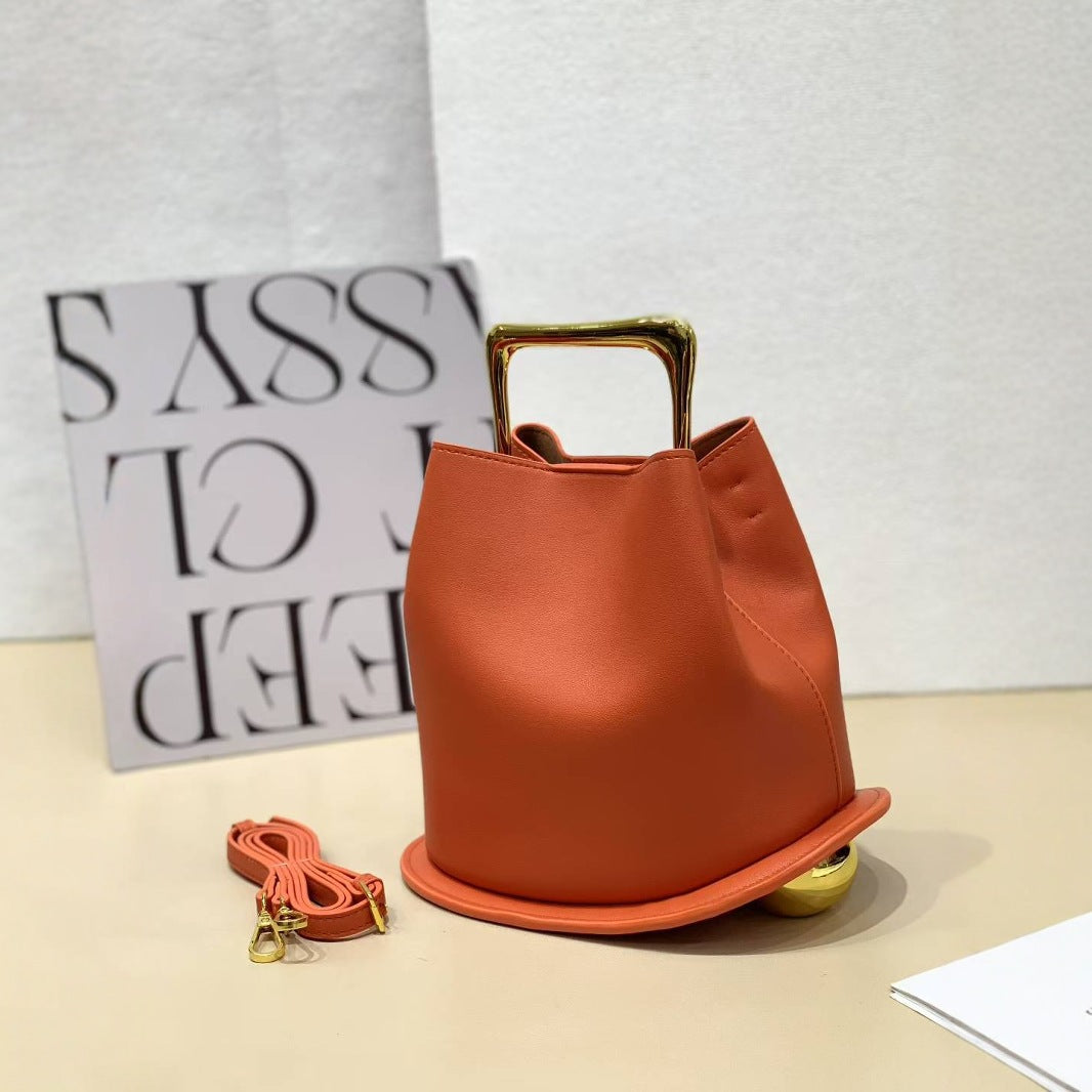 Women's Urban Simple Irregular Portable Commute Vegetable Crossbody Bags