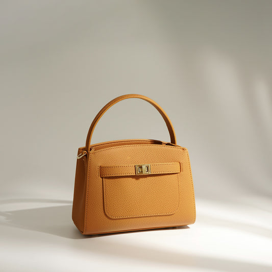 Women's Texture Commuter First Layer Cowhide Platinum Handbags
