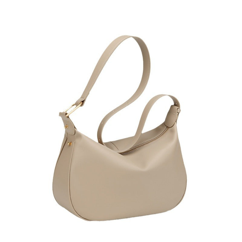 Women's Genuine Leather Underarm High-grade Spring Niche Armpit Bags
