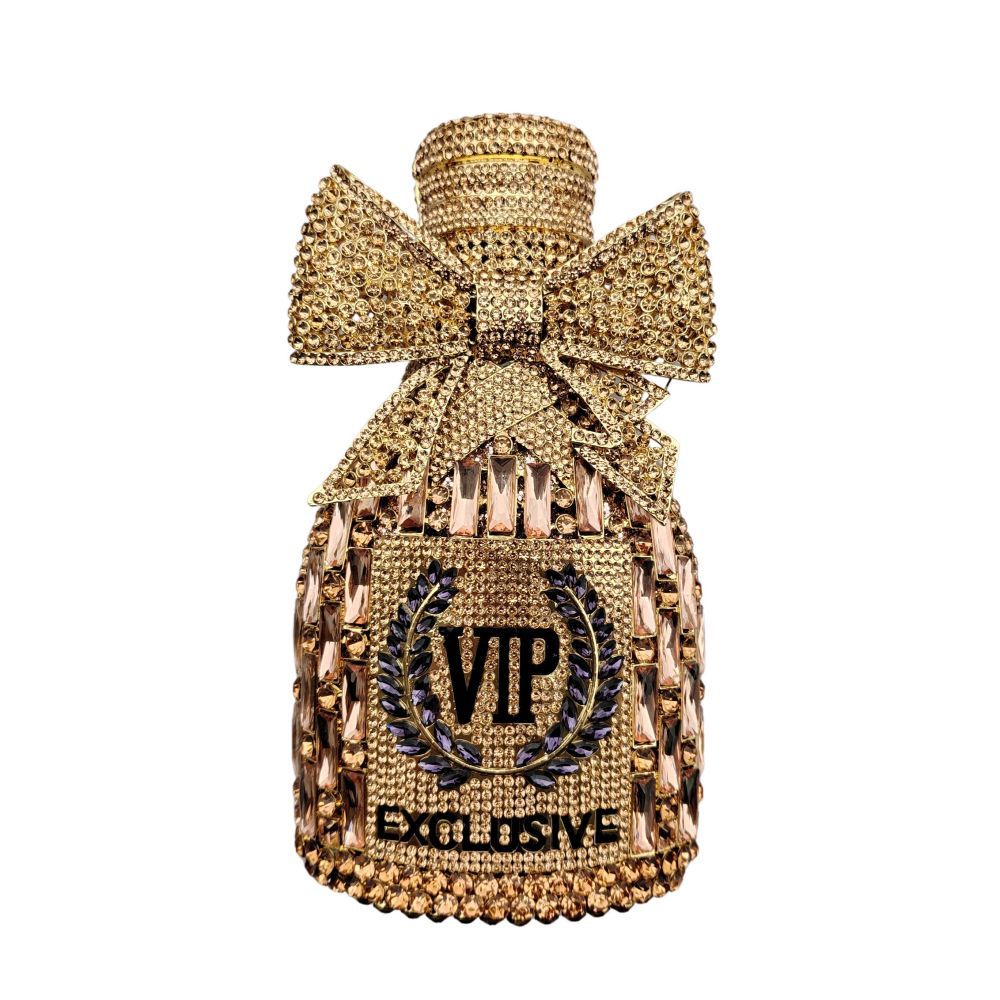 Women's Champagne Bottle Diamond Luxury Crystal Hand Bags