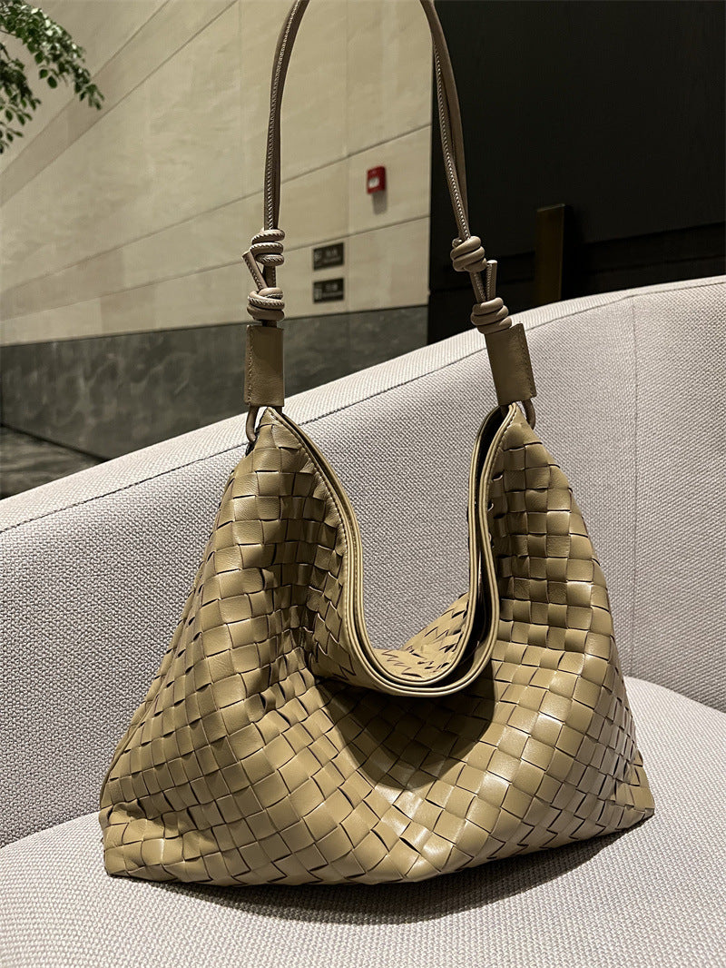 Attractive Women's Woven Large Capacity Underarm Shoulder Bags