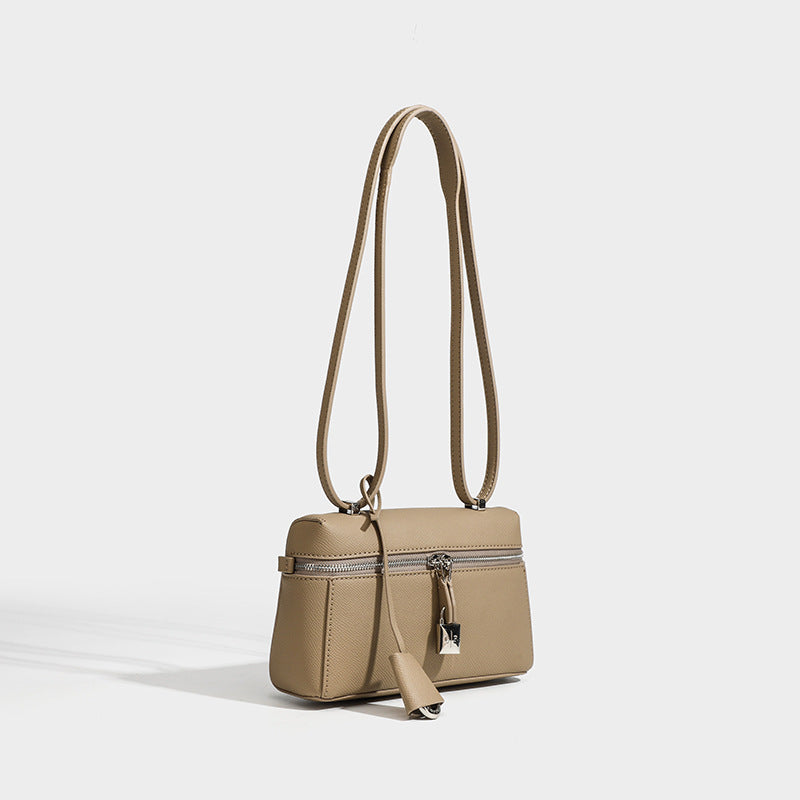 Summer Underarm Genuine Leather Lunch Box Original Shoulder Bags