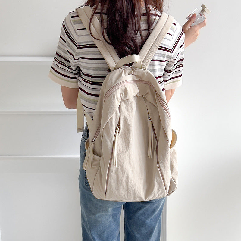 Nylon Large Capacity Lightweight Artistic Simple Backpacks