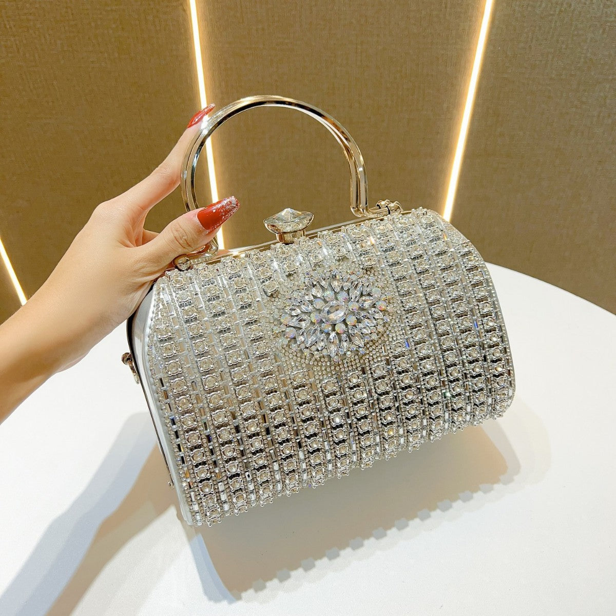 Dinner Dress Banquet Premium Full Diamond Handbags