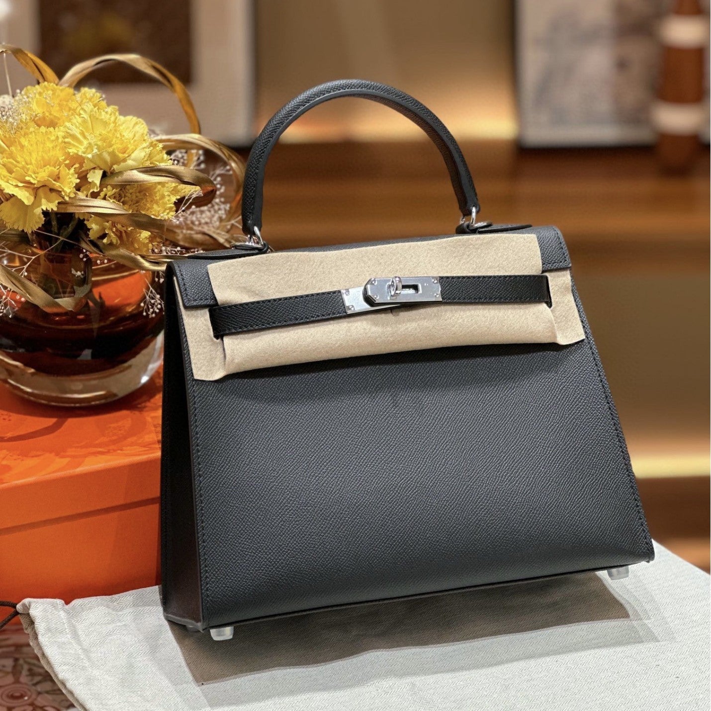 Women's Leather Kelly Cowhide Large Capacity Bags