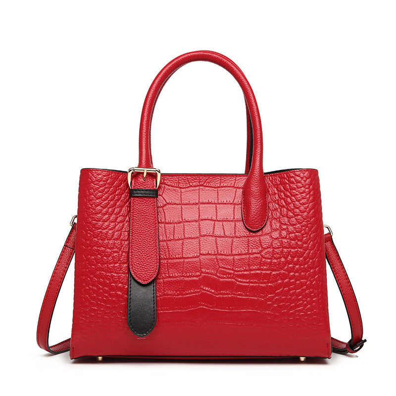Women's Leather Mother Large Capacity Versatile Portable Shoulder Bags