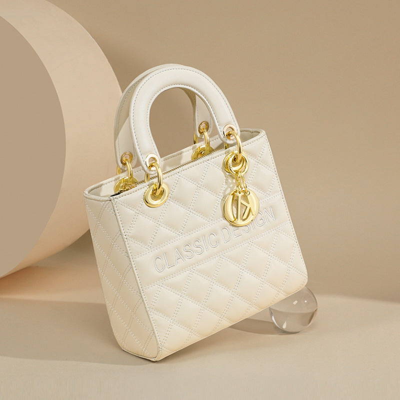 Women's Glamorous Diana High-grade Fashion Leather Handbags