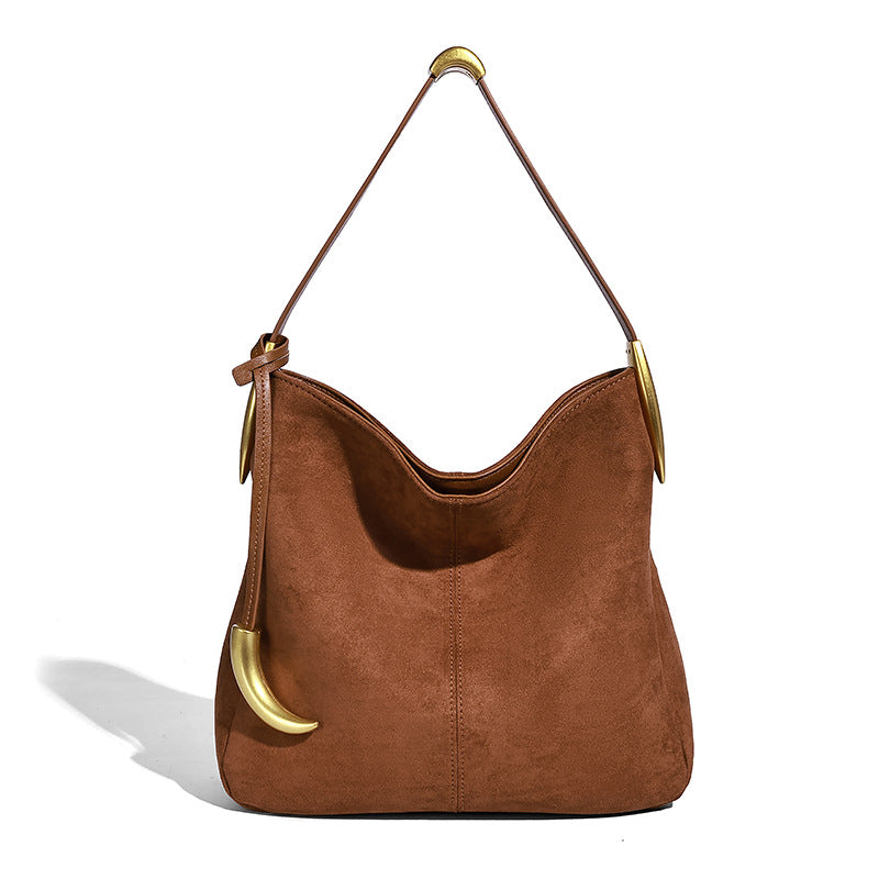 Elegant Female Matte Fashion Niche Commuter Shoulder Bags