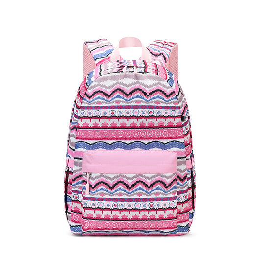 Attractive Trendy Ethnic Printing Three-piece Set Backpacks