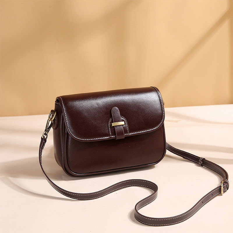 Women's Genuine Leather For Cowhide Advanced Texture Bags