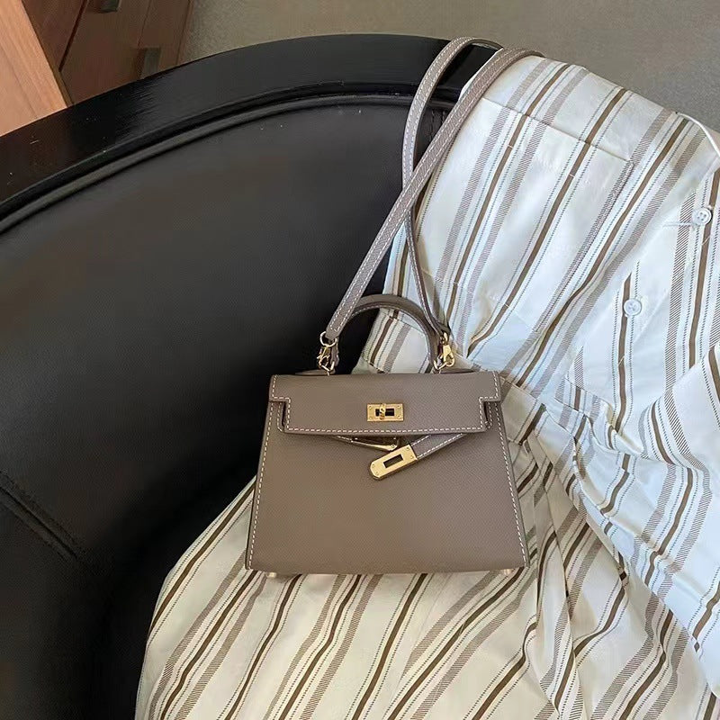Women's High-grade Mini Kelly Genuine Leather Calfskin Crossbody Bags