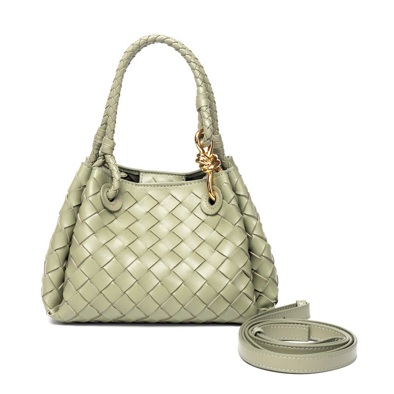 Parachute Woven Vegetable Basket Knotted Hardware Handbags