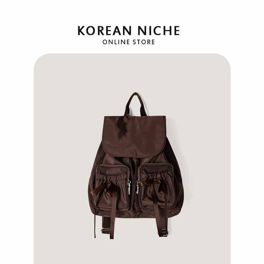 Style Cute Bow Lightweight Commuter Large Backpacks