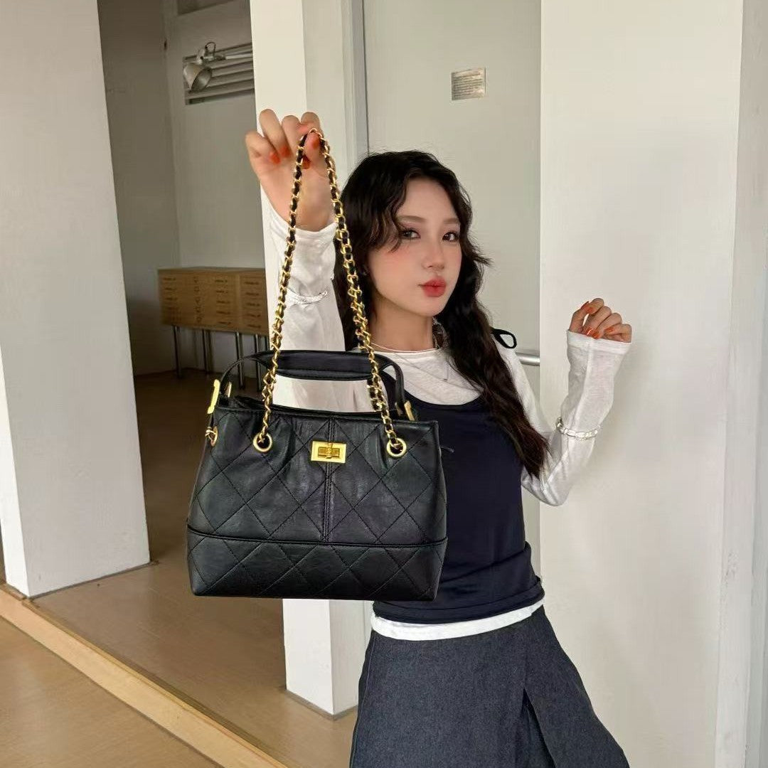 Popular Diamond Style Autumn Minority Fashion Tote Bags