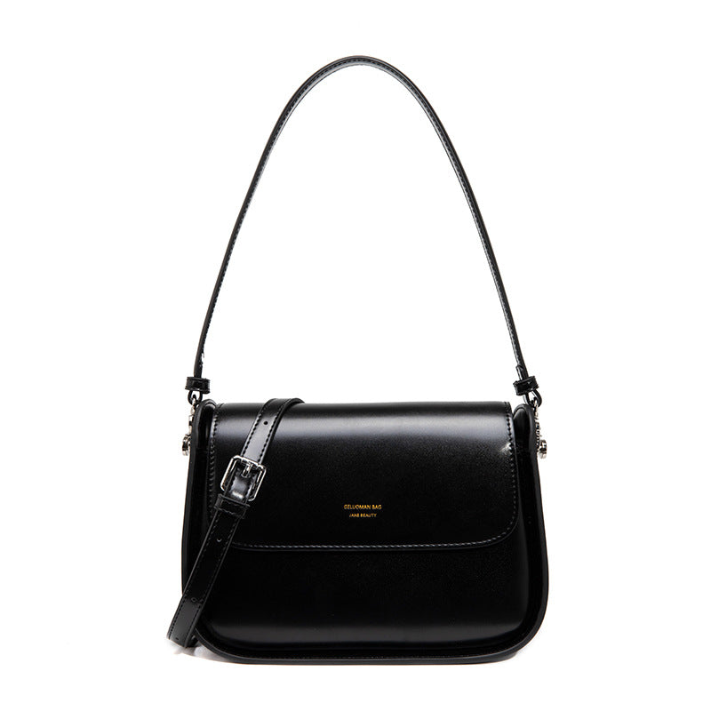 Autumn Vintage Saddle Female Versatile Genuine Bags