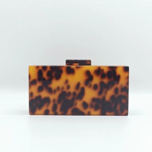 Women's Summer Dinner Retro Amber Trendy Acrylic Evening Bags