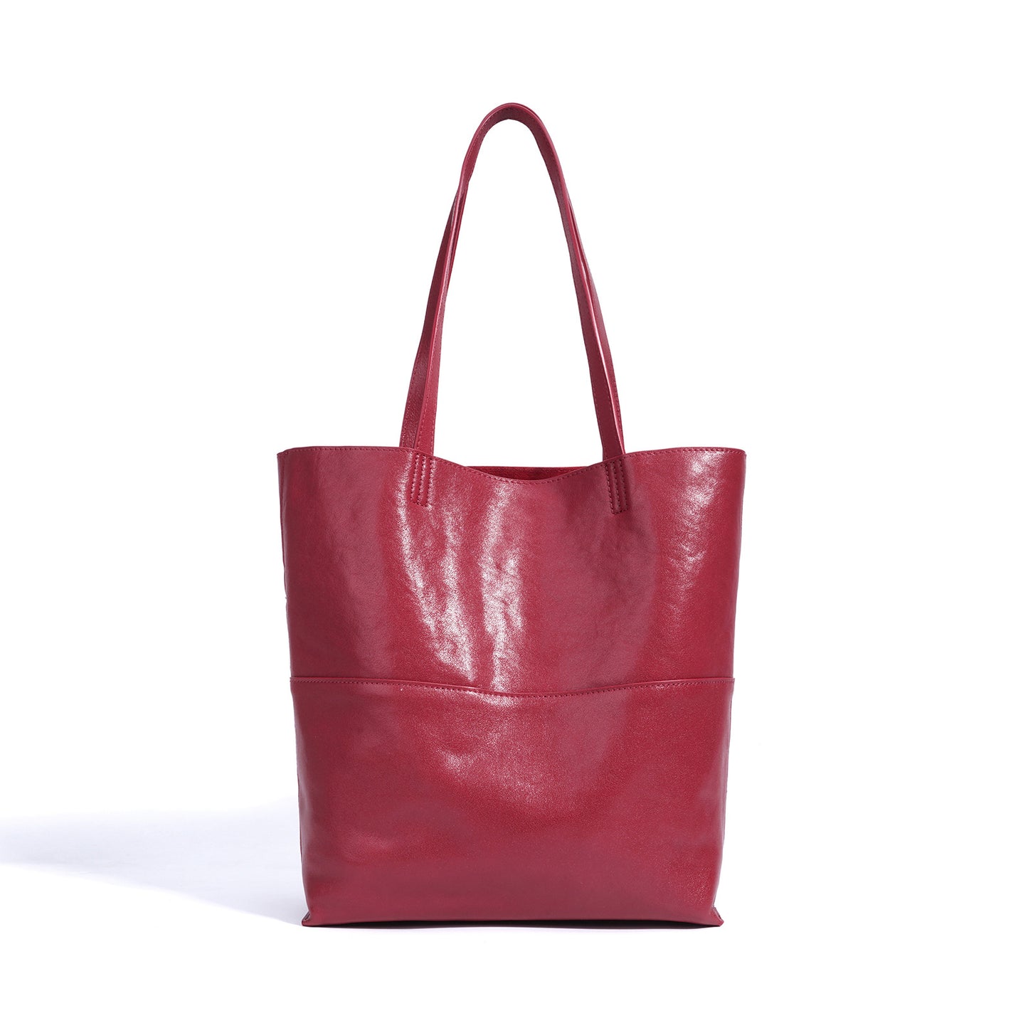 Women's Leather Large Capacity Composite Commute Style Bags