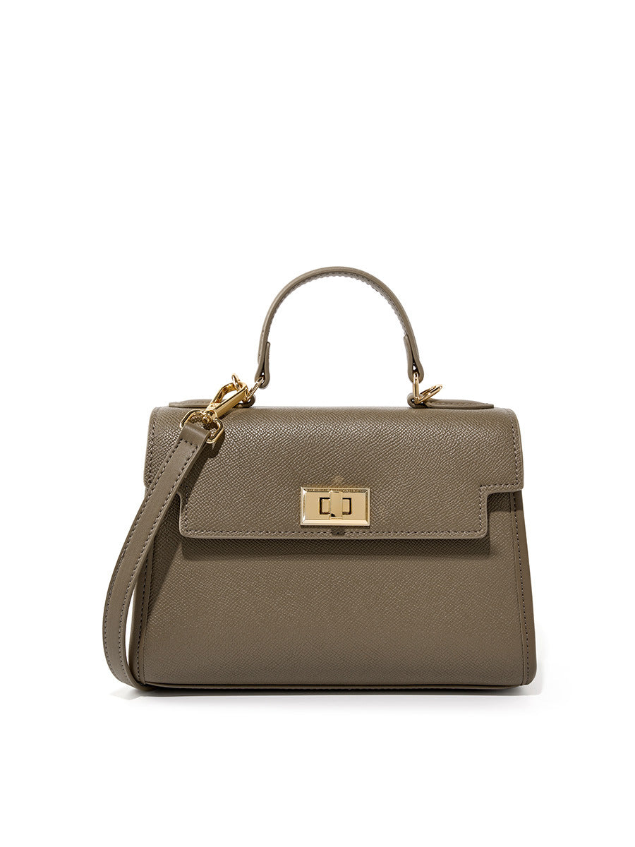 Women's Classic Commuter Versatile Cowhide Trendy Retro Crossbody Bags