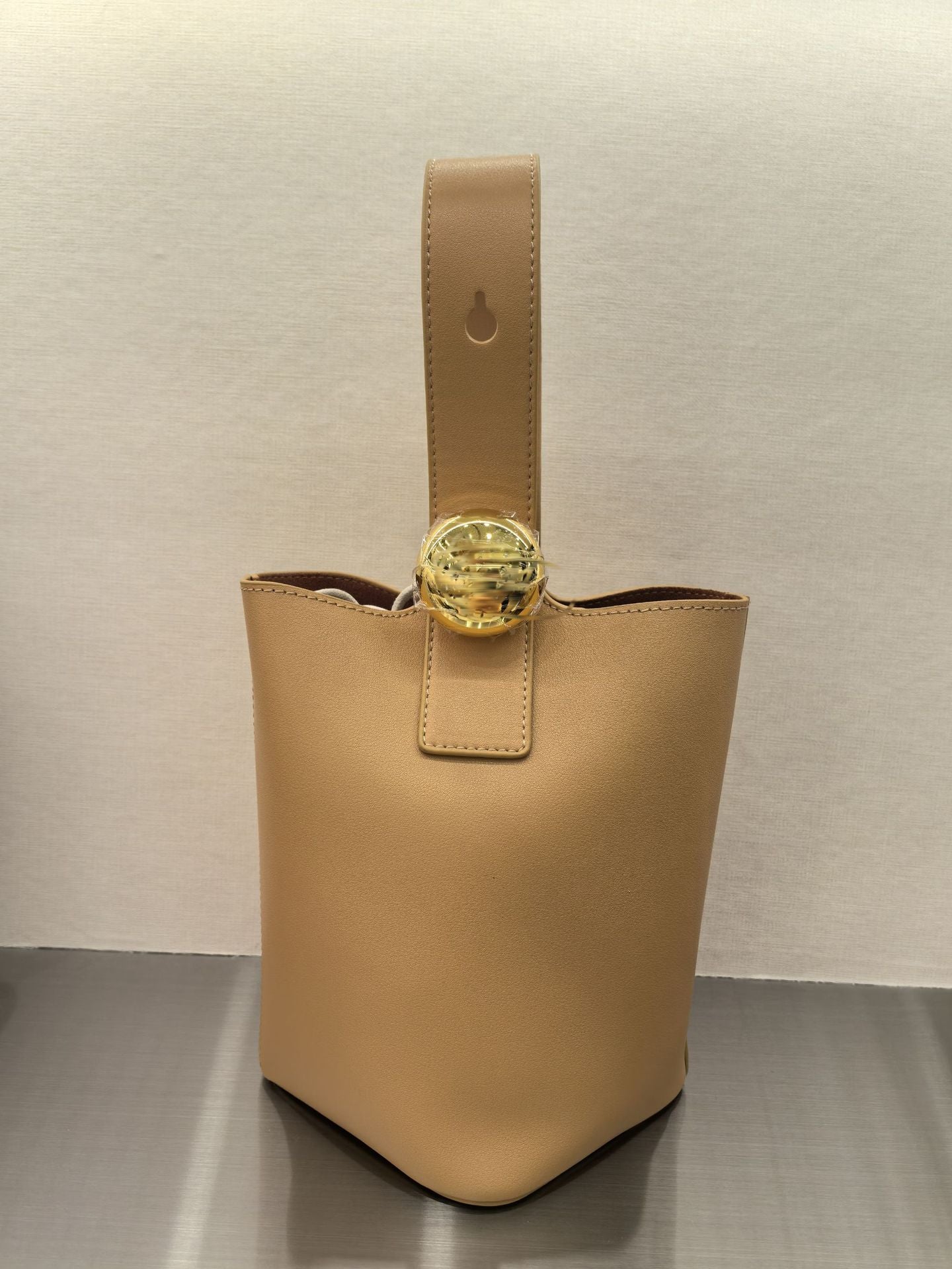 Classic Fortune Imported Cowhide Pattern Gold Crossbody Bags