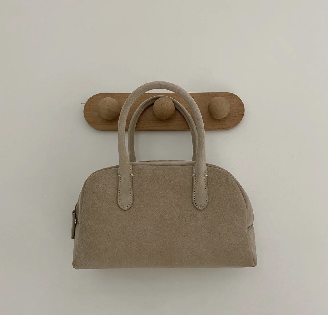 Women's Capacity Of Genuine Leather Portable Boston Crossbody Bags
