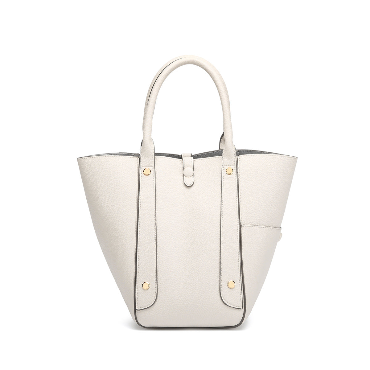 Women's Layer Cowhide High-grade Vegetable Basket Portable Genuine Handbags