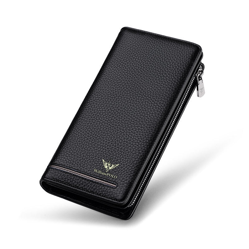 Men's Emperor Paul Long Zipper Mid-length Leather Men's Wallets