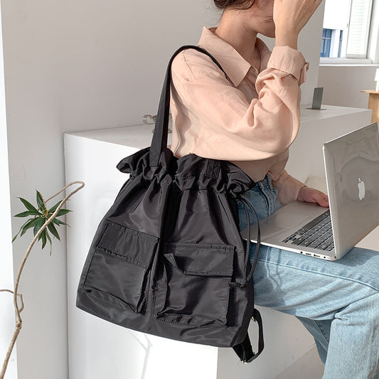Nylon Working Style Large Capacity Commuter Backpacks