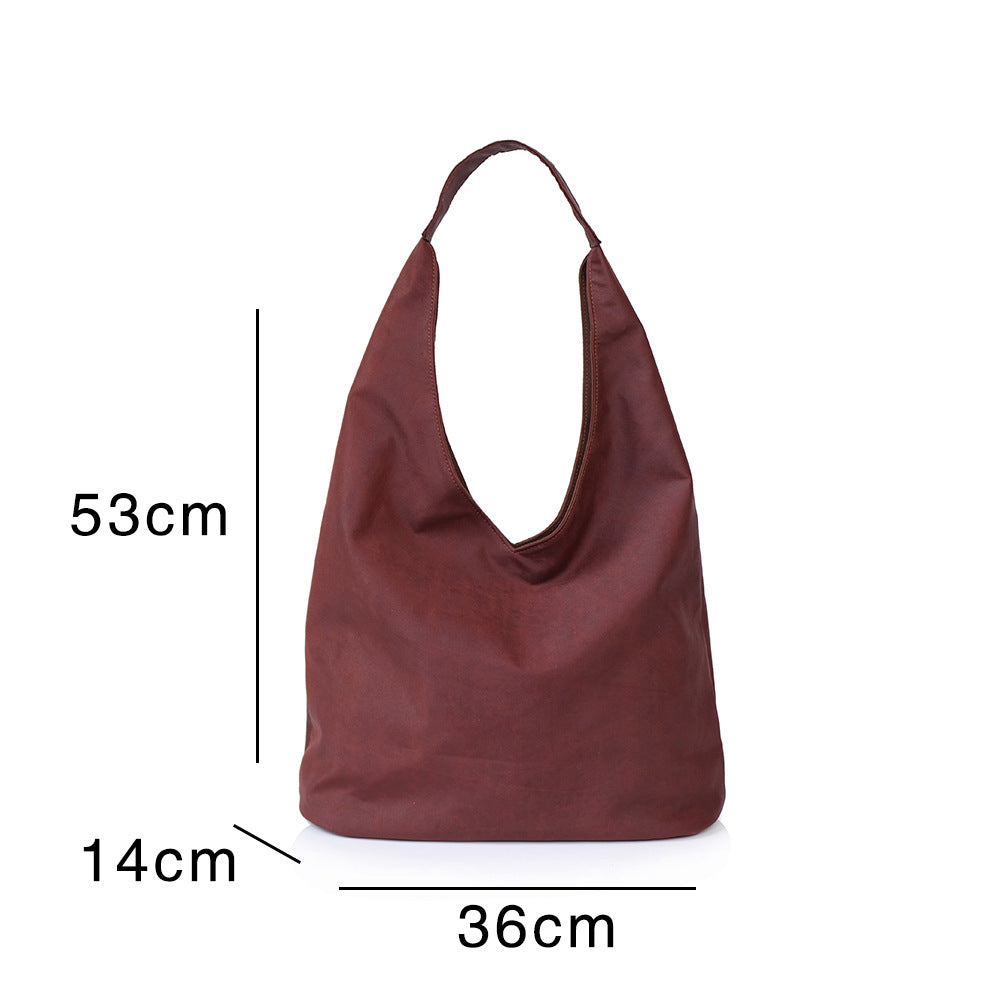 Women's Yarn Chinese Style Embroidery Underarm Large Armpit Bags